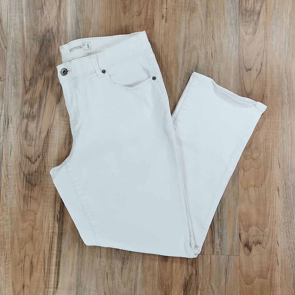 💜Sonoma White Boyfriend Jeans Size 8/29